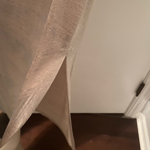 Connected Apparel metallic gold gown -size 14 - Picture 3 of 5